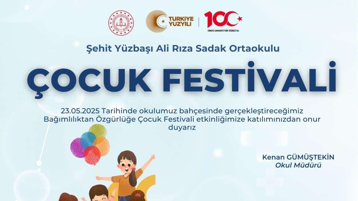 Çocuk Festivali Duyurusu